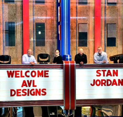 AVL Designs Inc designer Stan Jordan at ETC headquarters