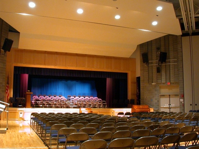 school auditorium stage