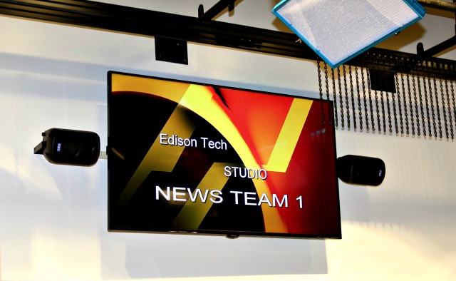 New television studio facility at Edison Tech in Rochester New York.