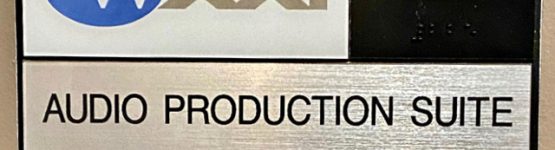 WXXI production studio sign