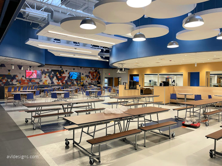 Saratoga Springs high school cafeteria 