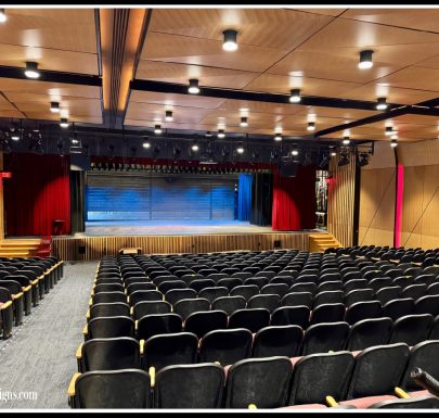 completely renovated Lisha Kill Middle School auditorium