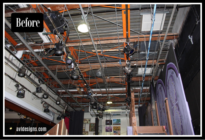 old stage rigging